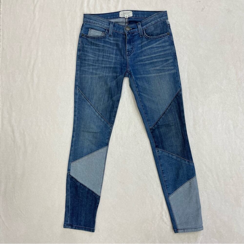 Current/Elliott The Stiletto Jean in Patchwork Size 25 - Picture 5 of 10